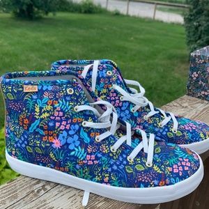 Size 8 Keds Hightop Rifle Paper Co. Sneakers